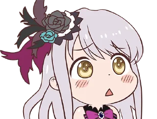 Sticker from Yukina Minato (BanG Dream!)