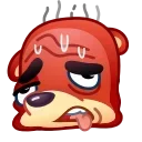 🥵 emoji Bear Emoji @xkysluv Telegram sticker 15 of 40