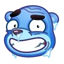 🥶 emoji Bear Emoji @xkysluv Telegram sticker 16 of 40