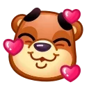 Sticker from Bear Emoji @xkysluv