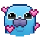 🥰 emoji Pixel Pigeon Emoji @xkysluv Telegram sticker 6 of 40