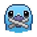 🤐 emoji Pixel Pigeon Emoji @xkysluv Telegram sticker 17 of 40