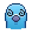 😵‍💫 emoji Pixel Pigeon Emoji @xkysluv Telegram sticker 18 of 40