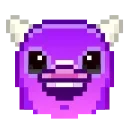 😈 emoji Pixel Pigeon Emoji @xkysluv Telegram sticker 14 of 40