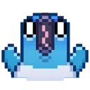 😱 emoji Pixel Pigeon Emoji @xkysluv Telegram sticker 13 of 40
