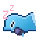 😴 emoji Pixel Pigeon Emoji @xkysluv Telegram sticker 16 of 40