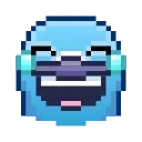 😂 emoji Pixel Pigeon Emoji @xkysluv Telegram sticker 2 of 40