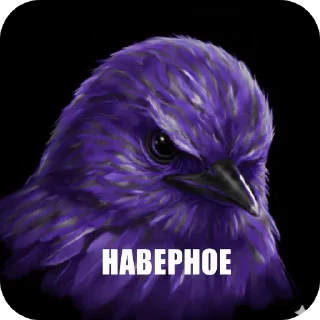 Sticker from птички --> @kushinft