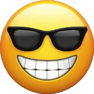 😎 emoji @STICKRULE <- БОЛЬШЕ Telegram sticker 5 of 99