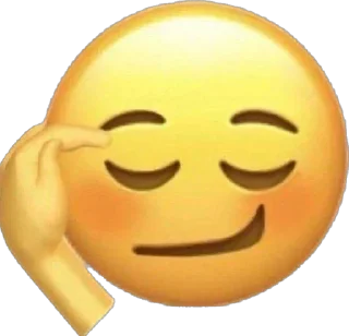 😏 emoji @STICKRULE <- БОЛЬШЕ Telegram sticker 20 of 99