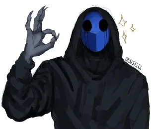 Sticker from Eyeless Jack💙🫀@K0r9elia