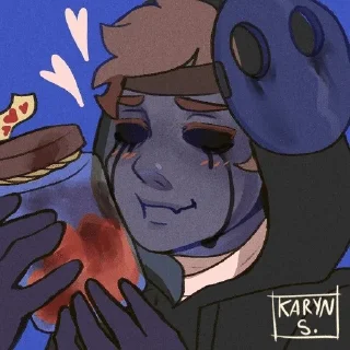 Sticker from Eyeless Jack💙🫀@K0r9elia