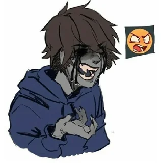 Sticker from Eyeless Jack💙🫀@K0r9elia