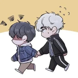Sticker from Не плачьте, Сонбэ! (1)