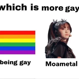 🏳️‍🌈 emoji Babymetal memes🦊 @annnmd Telegram sticker 17 of 120