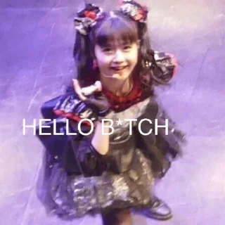 👋 emoji Babymetal memes🦊 @annnmd Telegram sticker 10 of 120