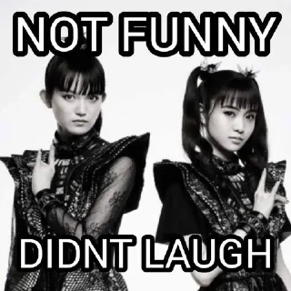😐 emoji Babymetal memes🦊 @annnmd Telegram sticker 13 of 120