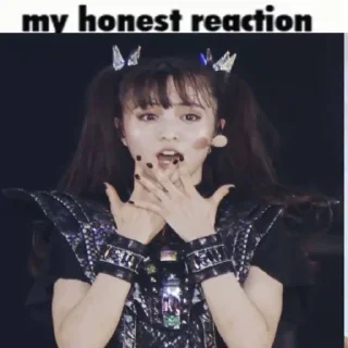 😮 emoji Babymetal memes🦊 @annnmd Telegram sticker 8 of 120