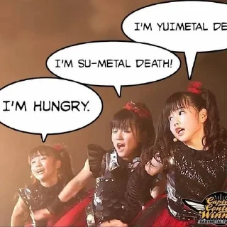 🍽️ emoji Babymetal memes🦊 @annnmd Telegram sticker 11 of 120