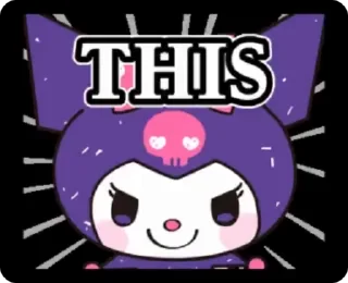 Sticker from kuromi by gosha gorchitsa