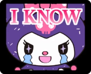 🥹 emoji kuromi by gosha gorchitsa Telegram sticker 11 of 25