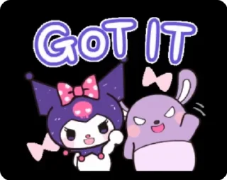 Sticker from kuromi by gosha gorchitsa