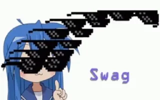 Sticker from lucky star