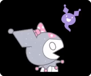 😱 emoji kuromi by gosha gorchitsa Telegram sticker 15 of 25