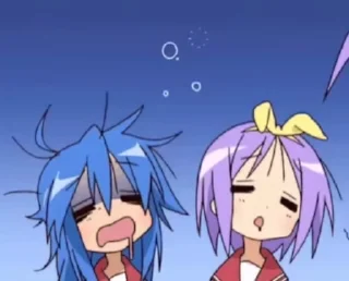 Sticker from lucky star