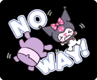 Sticker from kuromi by gosha gorchitsa
