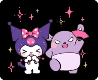 😁 emoji kuromi by gosha gorchitsa Telegram sticker 13 of 25