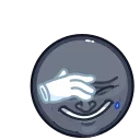 Stealth Moon sticker 1