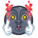 Stealth Moon sticker 3