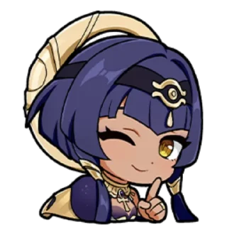 😉 emoji 原神 Telegram sticker 6 of 65