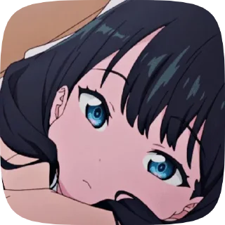 🙄 emoji anime gifs by @saikik02 💌 Telegram sticker 7 of 43