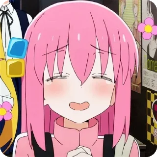 🥺 emoji Bocchi the rock! Hitori goto Telegram sticker 17 of 91