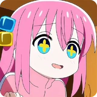 🤩 emoji Bocchi the rock! Hitori goto Telegram sticker 23 of 91