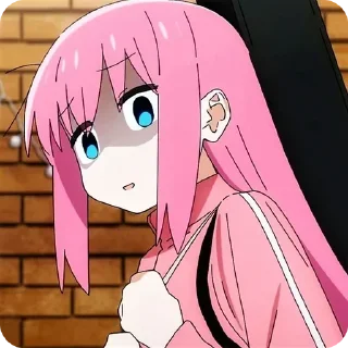 🤯 emoji Bocchi the rock! Hitori goto Telegram sticker 24 of 91