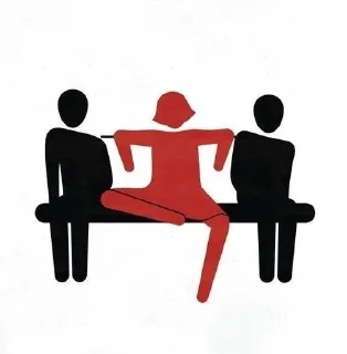 Sticker from women