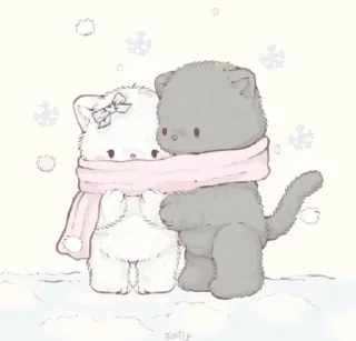 Sticker from Cute cats /⁠ᐠ⁠｡⁠ꞈ⁠｡⁠ᐟ⁠\