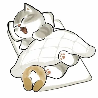 Sticker from (⁠◠⁠‿⁠・⁠)⁠—⁠☆ Moju_Sand cats2!
