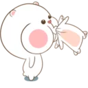 😙 emoji Tuagom 🐰 ~ @pixels_NFT Telegram sticker 24 of 59