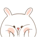 😗 emoji Tuagom 🐰 ~ @pixels_NFT Telegram sticker 12 of 59