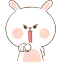 👆 emoji Tuagom 🐰 ~ @pixels_NFT Telegram sticker 20 of 59
