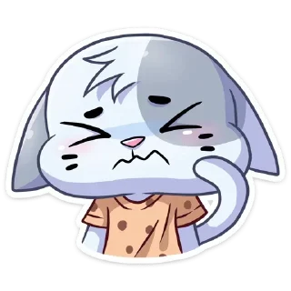 😖 emoji @yaziktembot <--- стикеры тут Telegram sticker 19 of 49