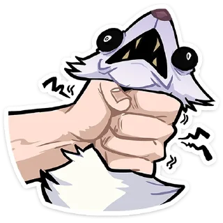 😮‍💨 emoji Горностай Гера @Nyasticks Telegram sticker 14 of 49