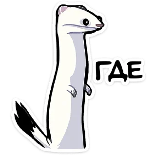 🤨 emoji Горностай Гера @Nyasticks Telegram sticker 2 of 49