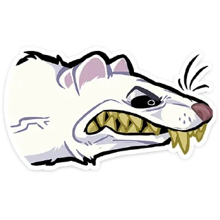 😠 emoji Горностай Гера @Nyasticks Telegram sticker 16 of 49