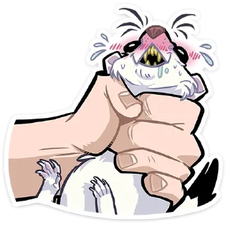 😵 emoji Горностай Гера @Nyasticks Telegram sticker 13 of 49