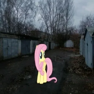 Sticker from Флаттершай путешествует